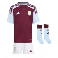 Aston Villa Amadou Onana #24 Replica Home Minikit 2024-25 Short Sleeve (+ pants)